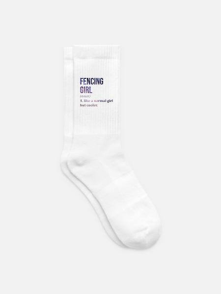 Fechten Fechten Zaun - Tennissocken - Weiß