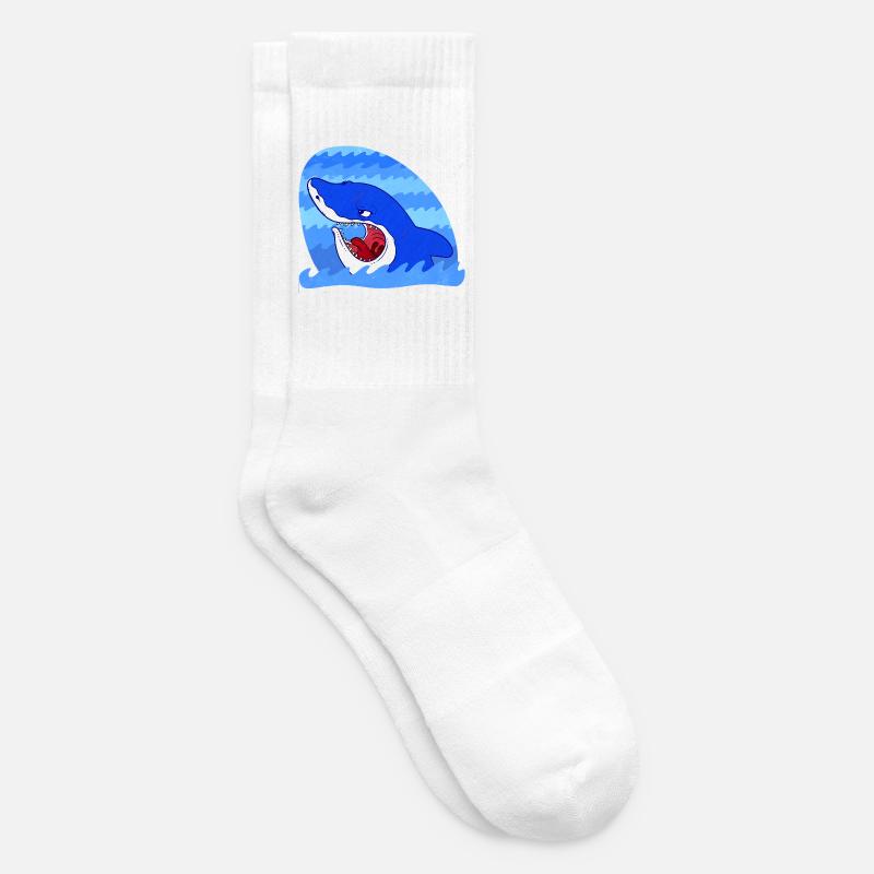 Grim Shark - Tennissocken - Weiß