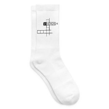 Irrer mit 3 Buchstaben - Tennissocken - Weiß - Rechts