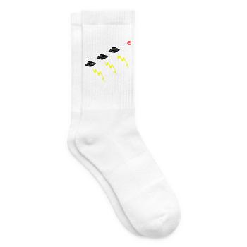 UFO Invasion Lightning Attack Alien Vector - Tennis socks - white - Right