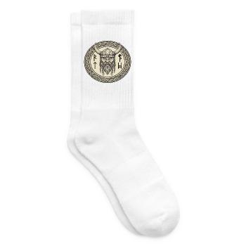 Viking Viking Legend Sailor Odin Raven Fighter - Tennis socks - white - Right
