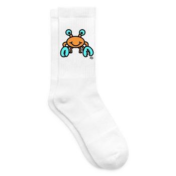 Cancer big - Tennis socks - white - Right