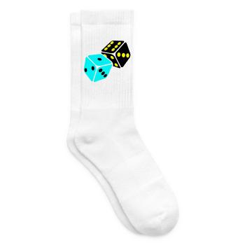 Salle de jeux Neon Cube - Chaussettes de tennis - blanc - Droite