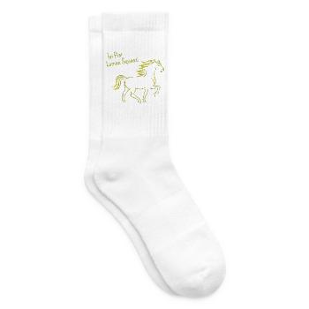 Isi Pisi Lemon Squeezi - Yellow - by Maison Bichon - Tennis socks - white - Right