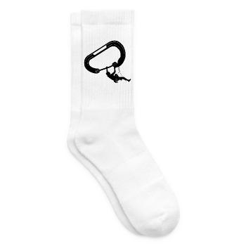 klettern bouldern felsklettern berge Bergsport - Tennissocken - Weiß - Rechts