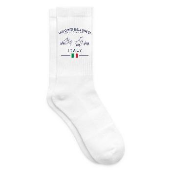 Dolomiti Bellunesi Nationalpark - Tennissocken - Weiß - Rechts