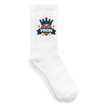Prom Herz Banner Wappen - Tennissocken - Weiß - Rechts