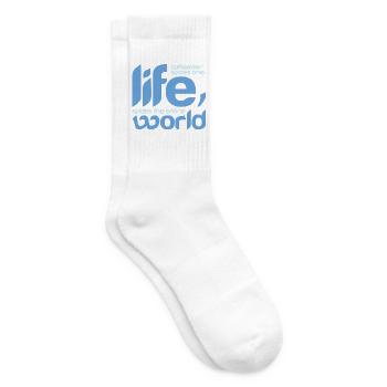 Wer auch immer ein Leben rettet, - Tennissocken - Weiß - Rechts