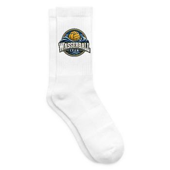 Wasserball Team Logo - Tennissocken - Weiß - Rechts