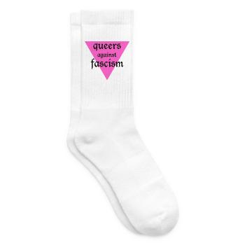 Schwule gegen den Faschismus - Tennissocken - Weiß - Rechts