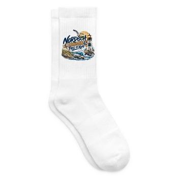 Nordisch im Herzen, frei im Kopf - Tennissocken - Weiß - Rechts