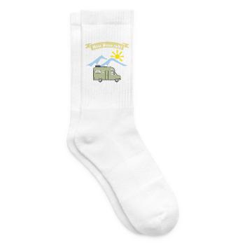 mein womo ruft - Tennissocken - Weiß - Rechts