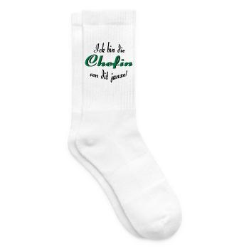 Chefin von dit janze - Tennissocken - Weiß - Rechts