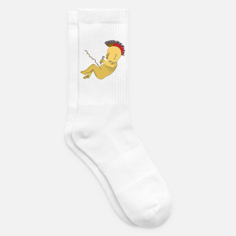 Punk - Tennissocken - Weiß