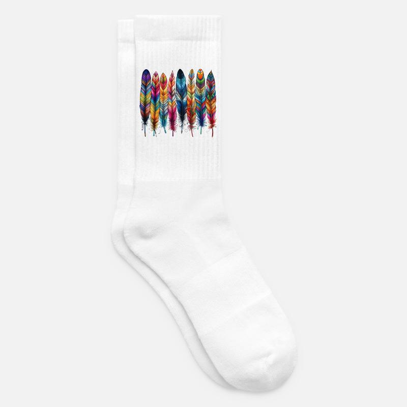 Plume - Chaussettes de tennis - blanc