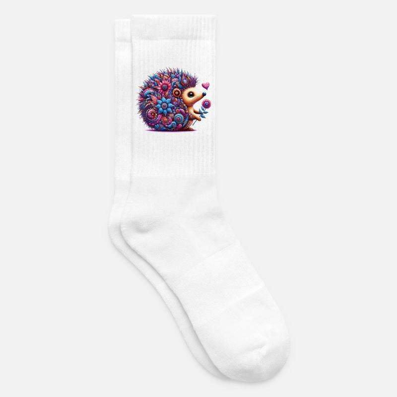 Igel - Tennissocken - Weiß