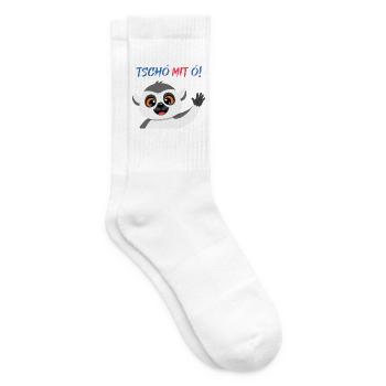 Tschö mit Ö Panda - Tennissocken - Weiß - Rechts