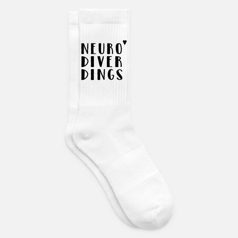 Neurodiverdings - Tennissocken - Weiß