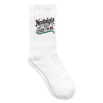 Nostalgie ist nicht mehr das, was sie einmal war - Tennissocken - Weiß - Rechts