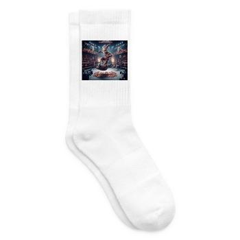 PLP Bunny Ring Duel - Tennis socks - white - Right