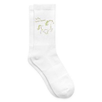 Isi Pisi Lemon Squeezi - Citron - par Maison Bichon - Chaussettes de tennis - blanc - Droite