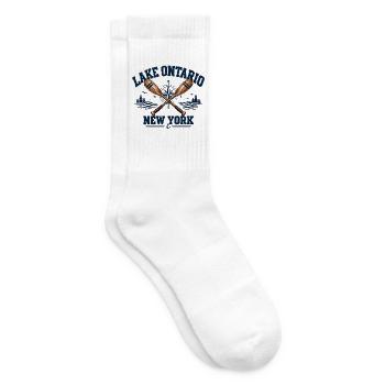 Lake Ontario, New York, USA  - Tennissocken - Weiß - Rechts