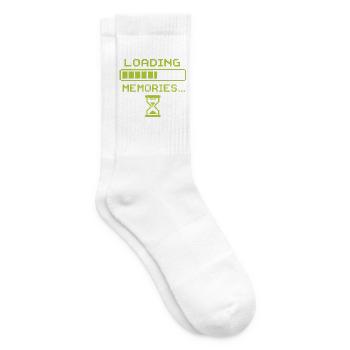 Ladezeiten der Erinnerungen - Tennissocken - Weiß - Rechts