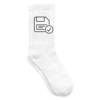 Speicherzeilen-Symbol - Tennissocken - Weiß - Rechts