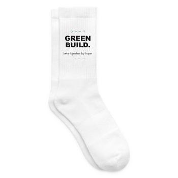 Green Build. Held Together By Hope. - Tennissocken - Weiß - Rechts