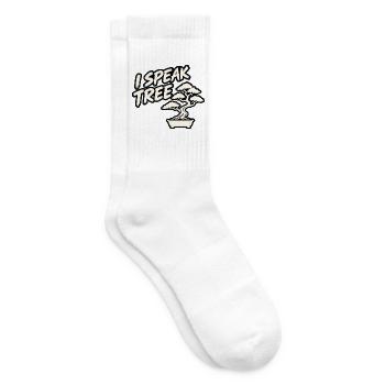 Ich spreche Baum - Tennissocken - Weiß - Rechts