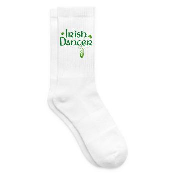Irisches Tänzer-Zeichen - Tennissocken - Weiß - Rechts