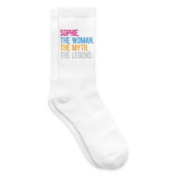 Sophie Die Frau Der Mythos Die Legende Schenke Frauen - Tennissocken - Weiß - Rechts