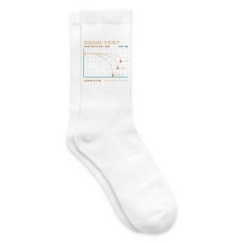 Biegetest - Tennissocken - Weiß - Rechts