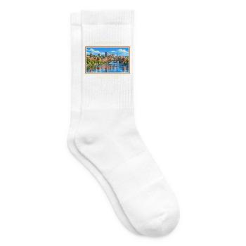 Vereinigte Staaten Manchester New Hampshire - Tennissocken - Weiß - Rechts