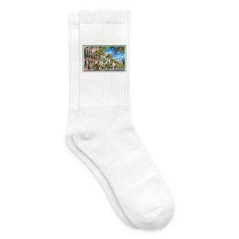 Vereinigte Staaten Charleston South Carolina - Tennissocken - Weiß - Rechts