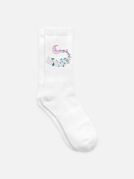 Musik - Tennissocken - Weiß