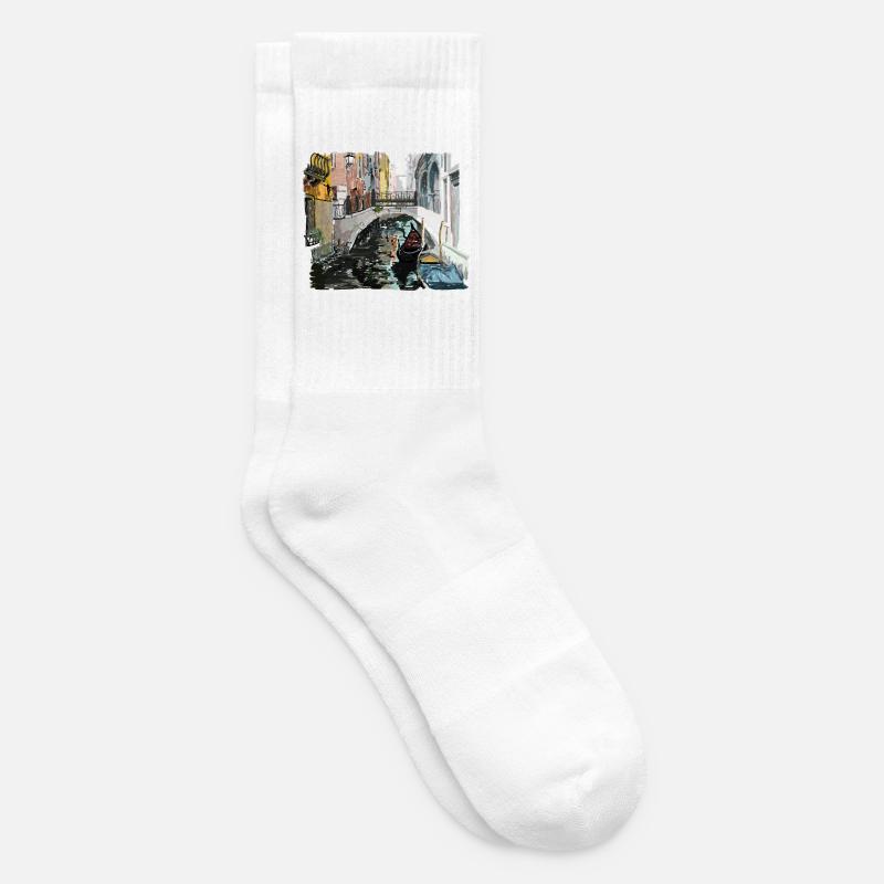 Venedig - Tennissocken - Weiß