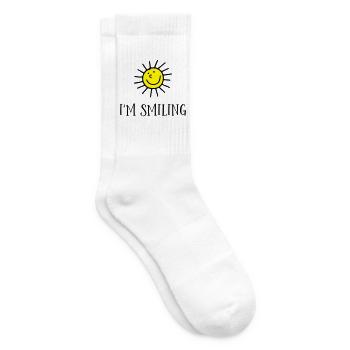 Lustige Geschenke für Kinder - Tennissocken - Weiß - Rechts