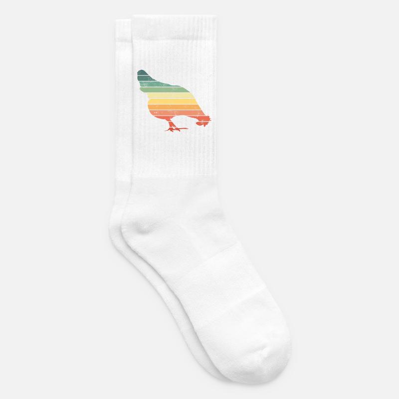 Huhn Hühner - Tennissocken - Weiß