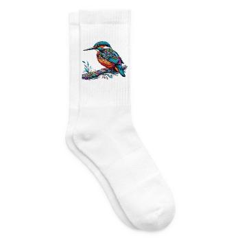 Martin-pêcheur - Chaussettes de tennis - blanc - Droite