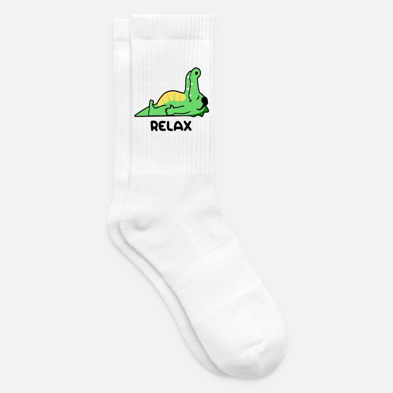 Crocodile relax - Chaussettes de tennis - blanc