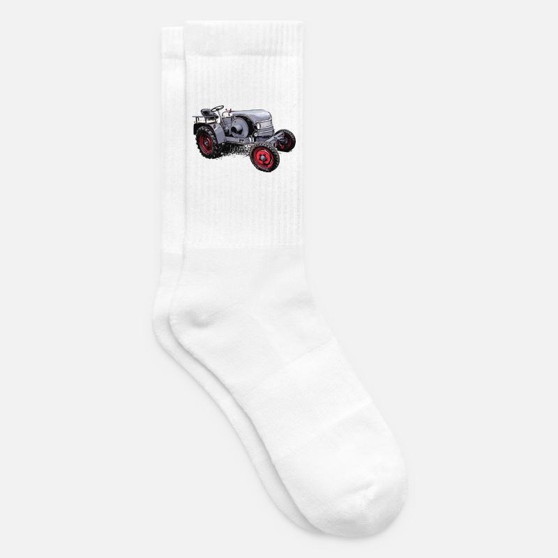Oldtimer Traktor Kramer K12 - Tennissocken - Weiß