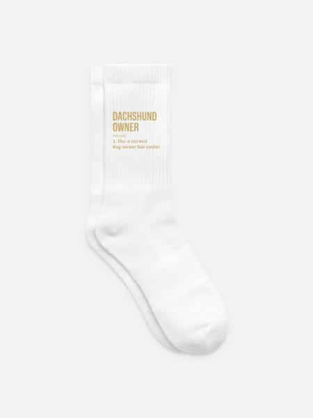 Dackel Dackel Dackel - Tennissocken - Weiß