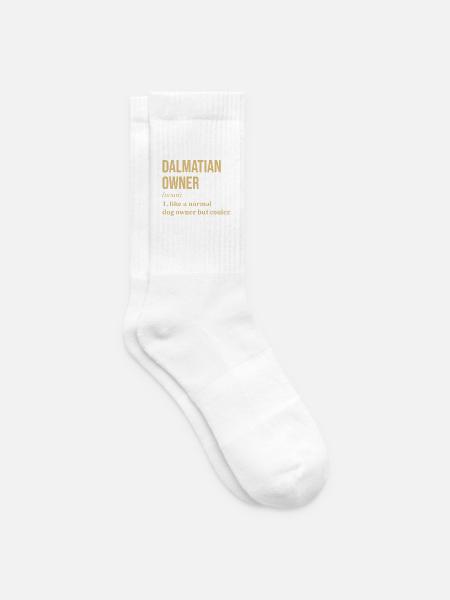 Dalmatiner, Dalmatiner, Dalmatiner, - Tennissocken - Weiß