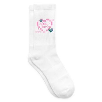 Liebe tut weh - Tennissocken - Weiß - Rechts