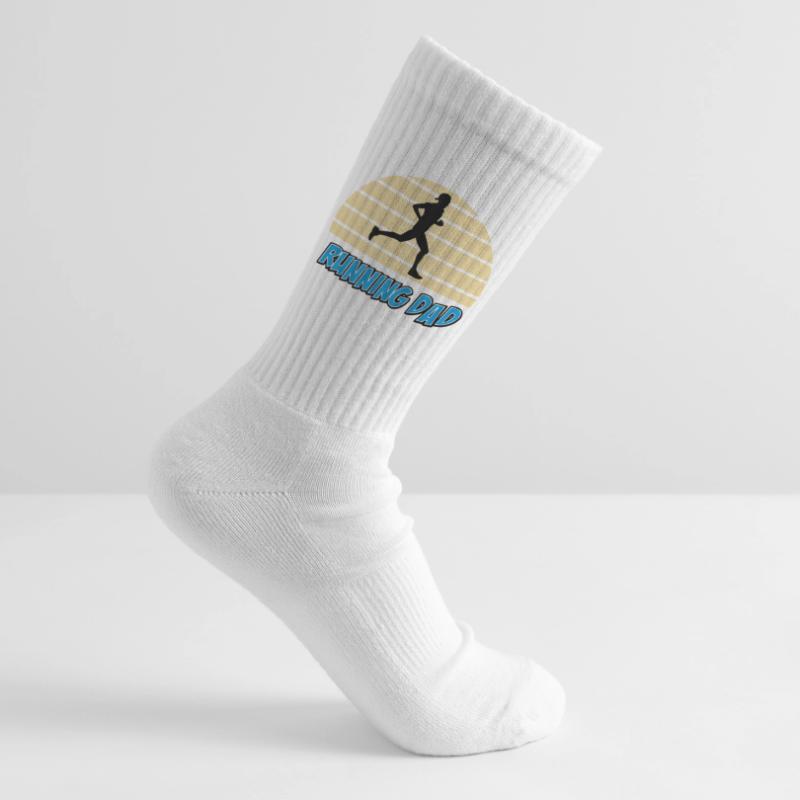Running dad Tennis socks