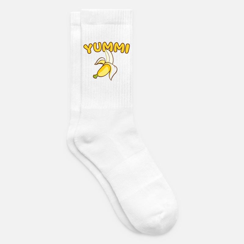 YUMMI - Geschmacksache - Tennissocken - Weiß