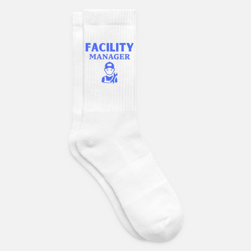  Facility Manager - Tennissocken - Weiß