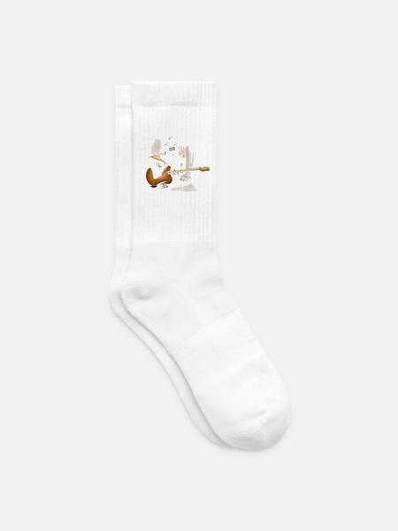 Gitarrist - Tennissocken - Weiß