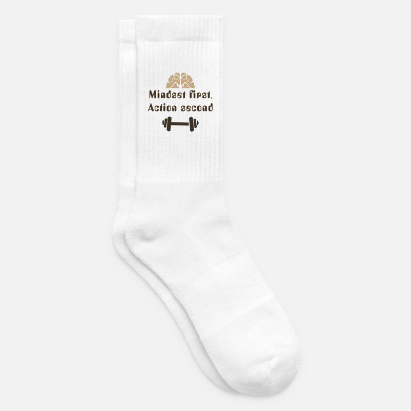 MIndsetFirstActionSecond_20250924 - Tennissocken - Weiß
